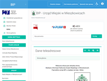 Tablet Screenshot of bip.mieszkowice.pl
